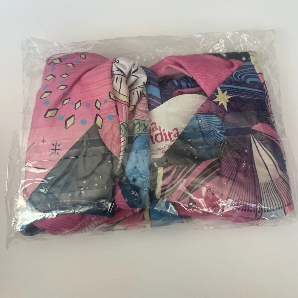 NWT Agua Bendita Iliana Eter One Piece Swimsuit Pink Celestial Girls Size 2